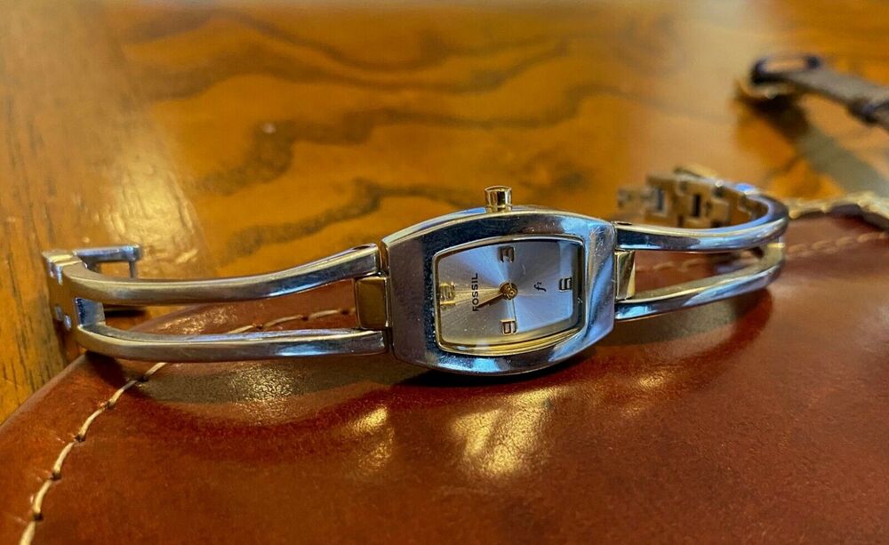 Women's Silver Tone Fossil F2 Watch, All Stainless, WR to 30M